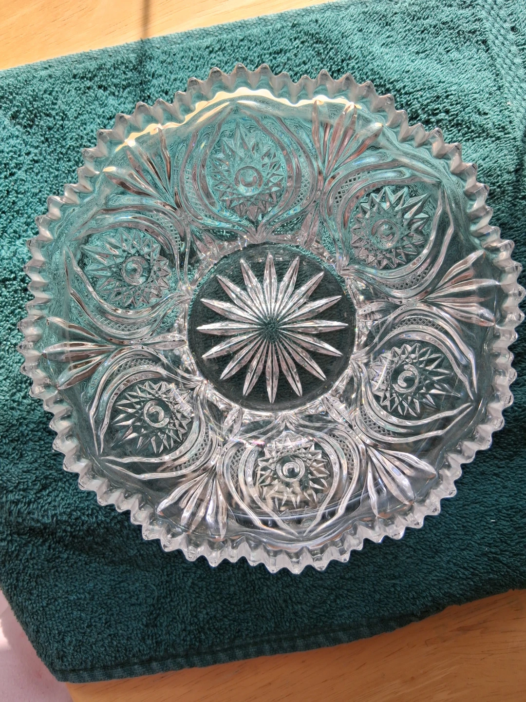 Vintage Crystal Candy Dish with Lid - photo 2