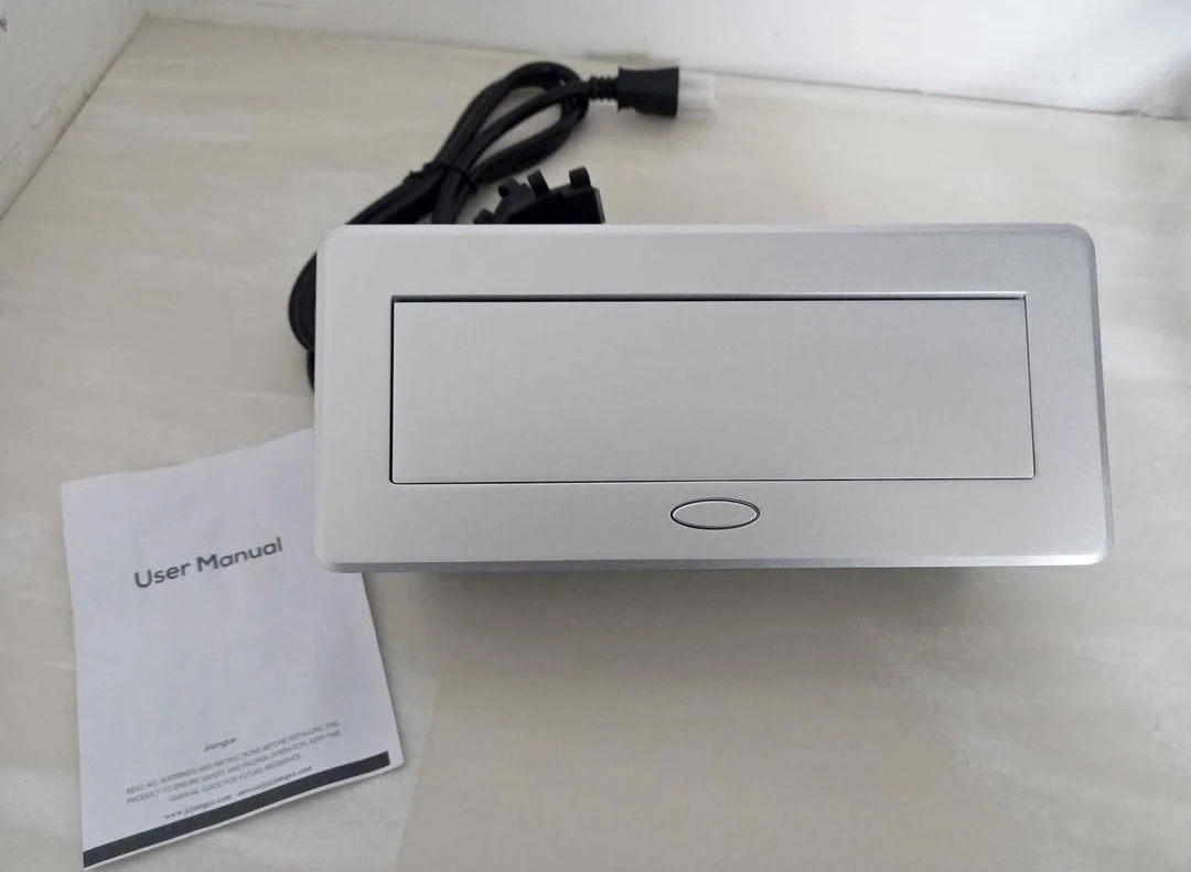 Retractable Power Outlet Box with USB and HDMI Ports - photo 2