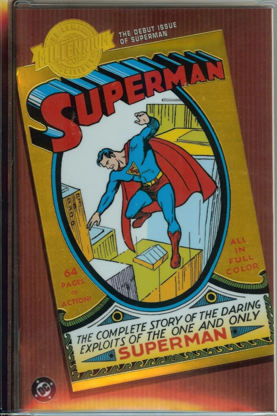 "Superman # 1 Chromart Chromium Print"