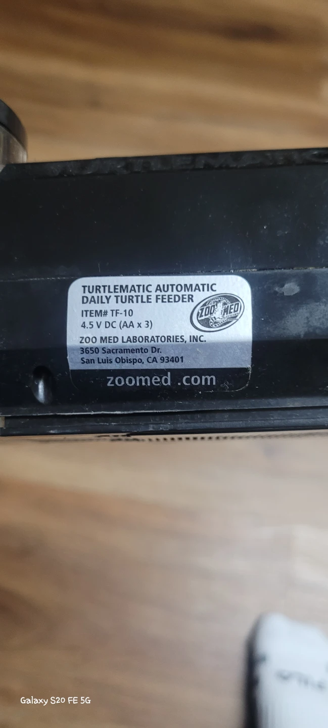 Zoo Med Turtlematic Automatic Daily Turtle Feeder TF-10
