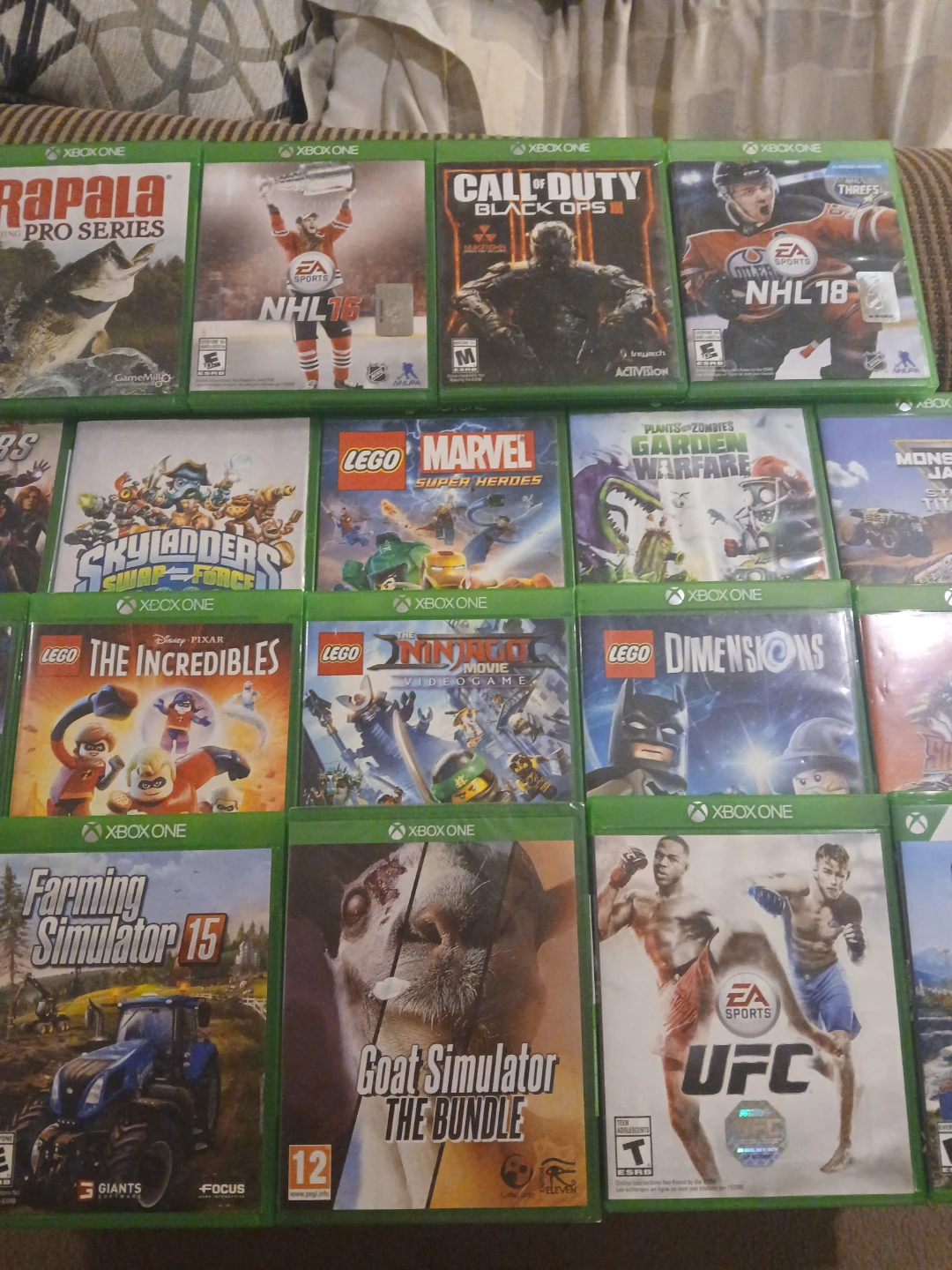 Xbox One Video Games Collection