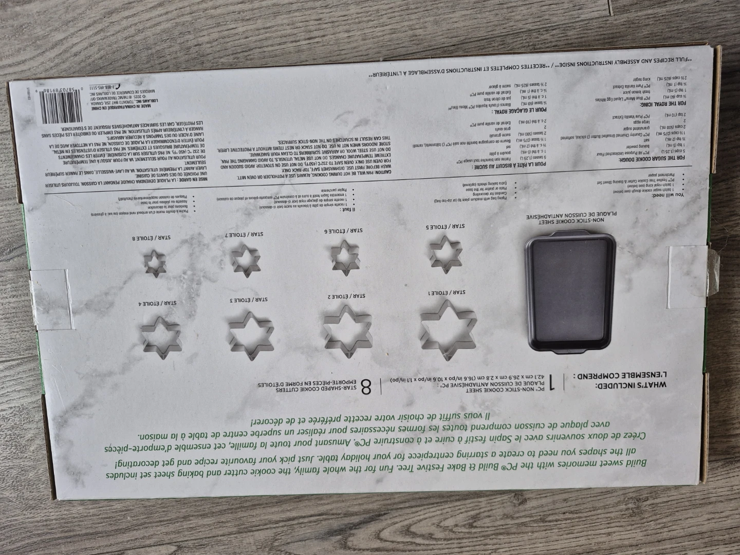 PC Festive Tree Bake & Build Cookie Cutter & Baking Sheet Set - photo 2