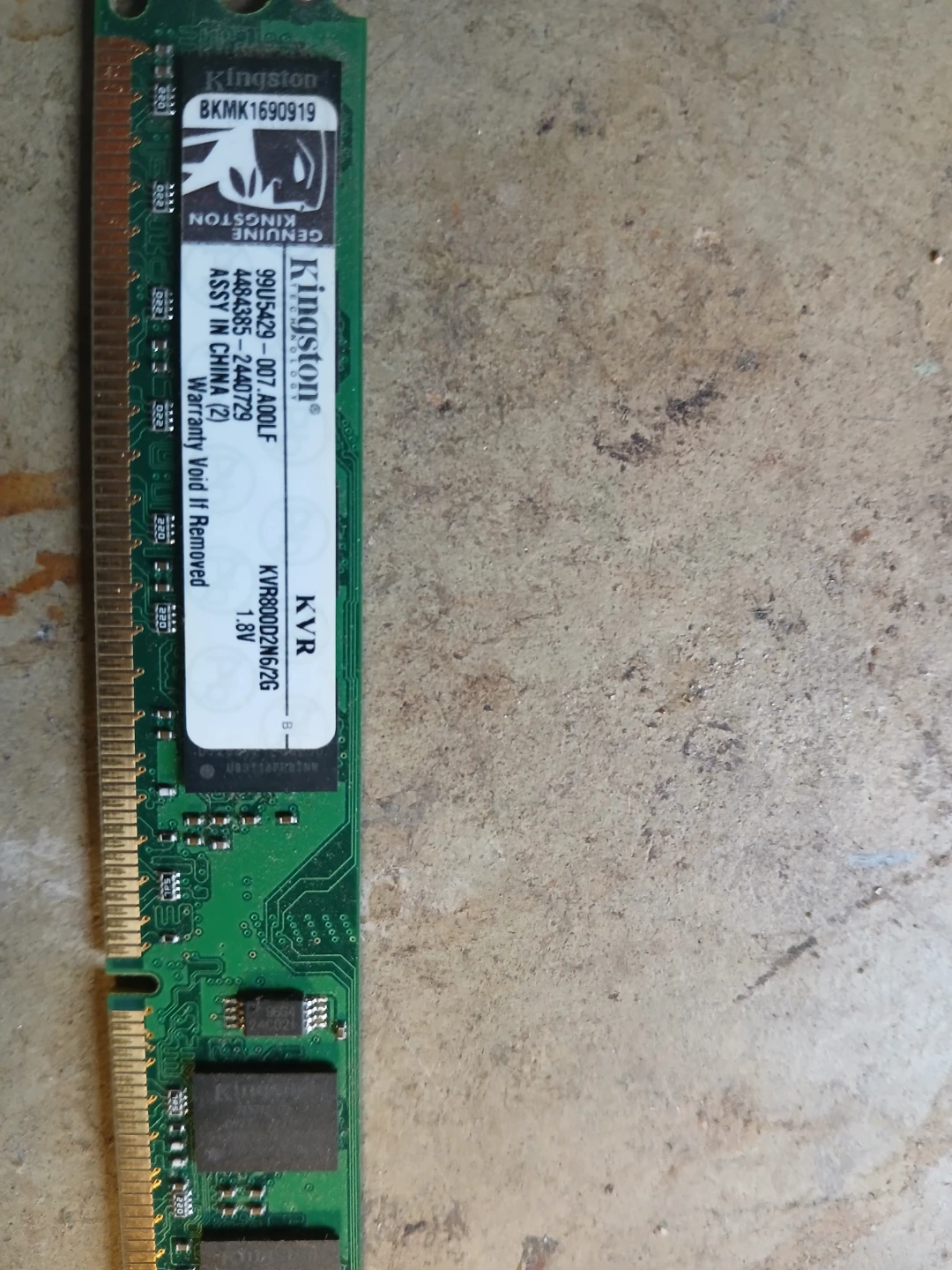 Kingston KVR800D2N6/2G DDR2 RAM