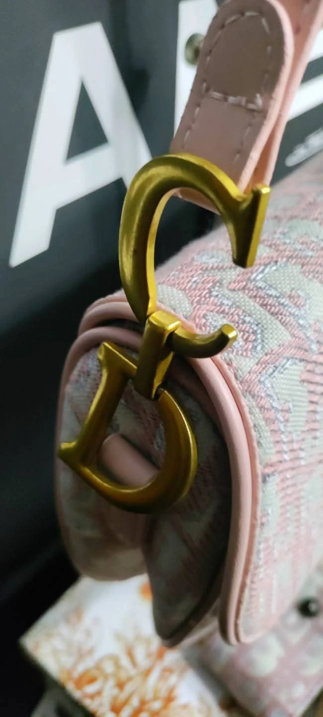 Christian Dior Pink Saddle Bag - photo 2