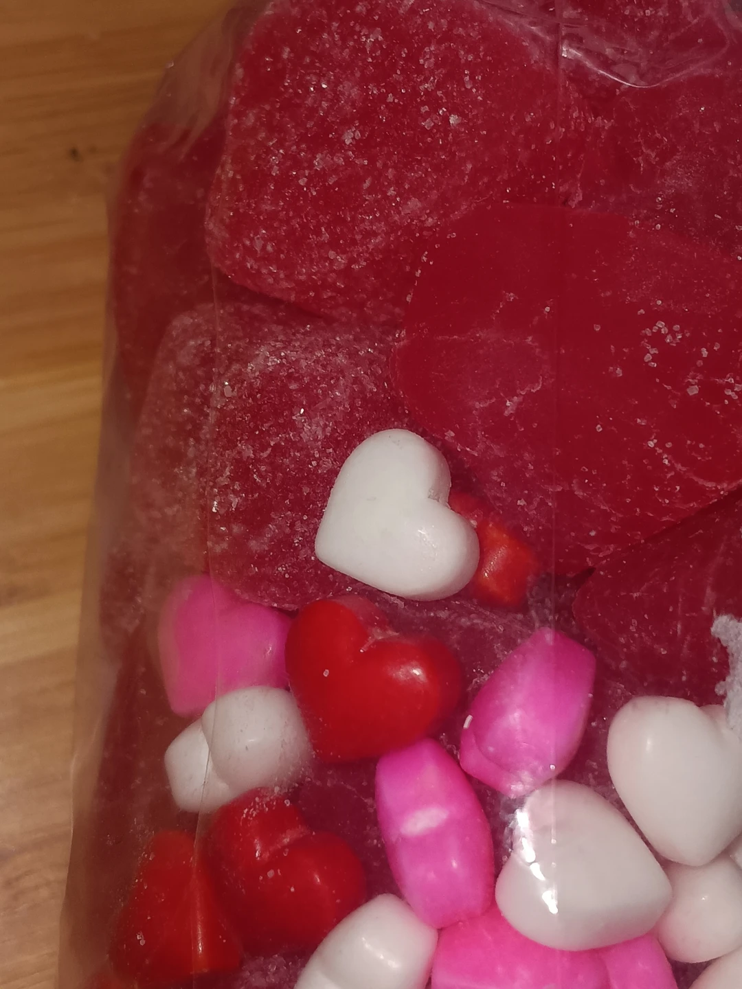 Bag of Heart-Shaped Candies