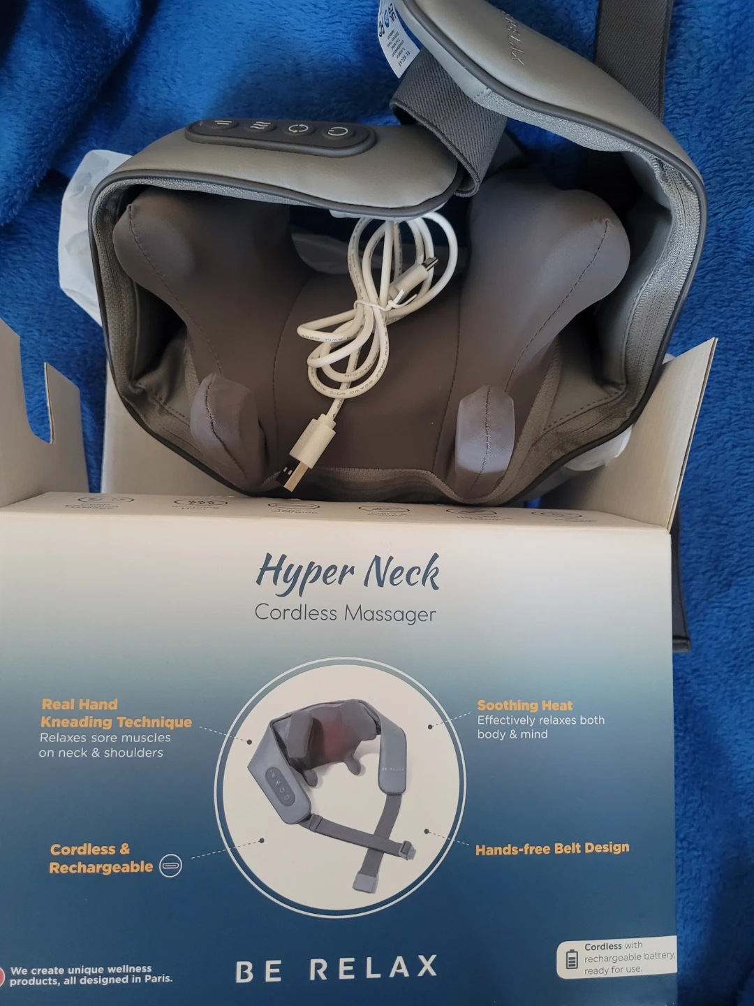 Be Relax Hyper Neck Cordless Massager - photo 3