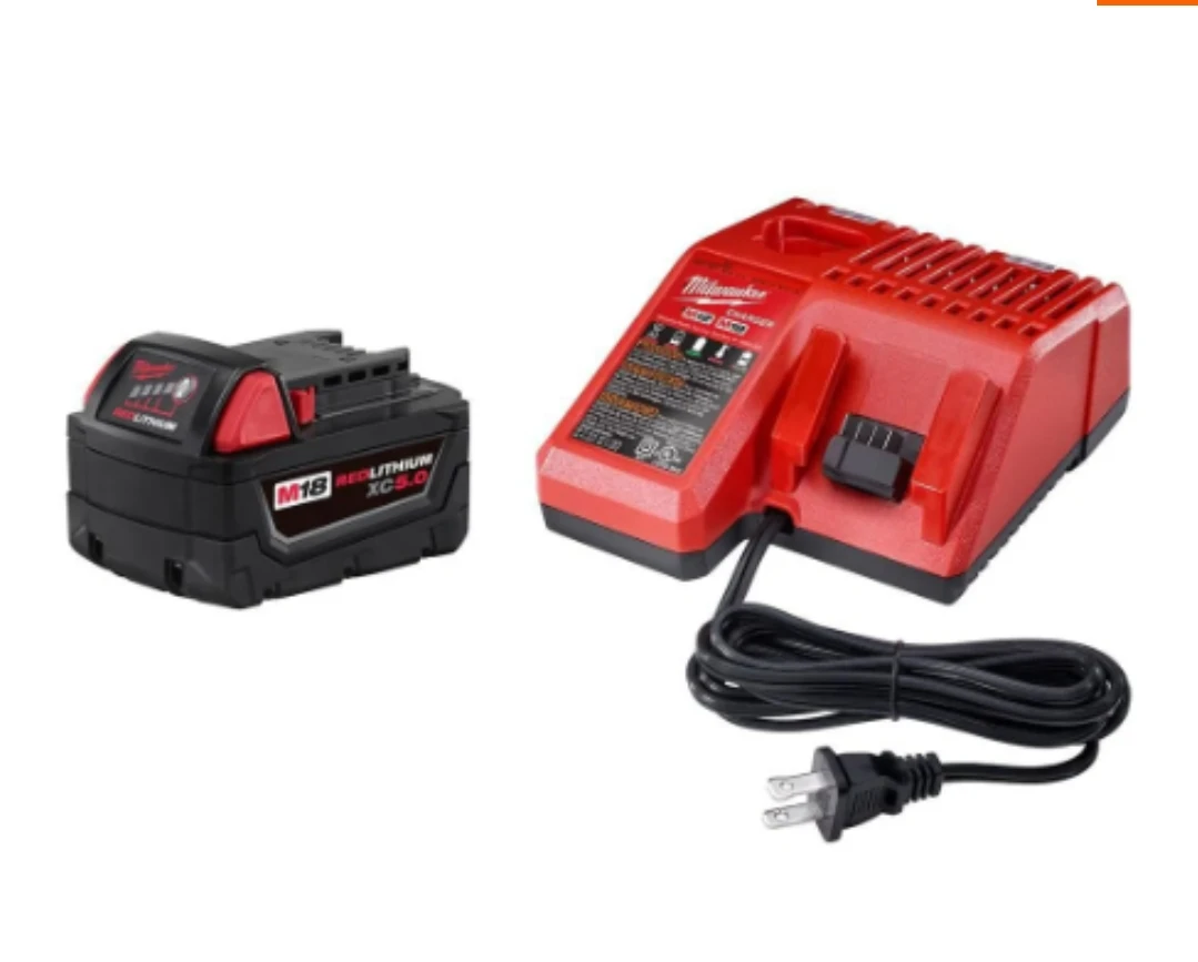 Milwaukee M18 REDLITHIUM Battery and Charger Set