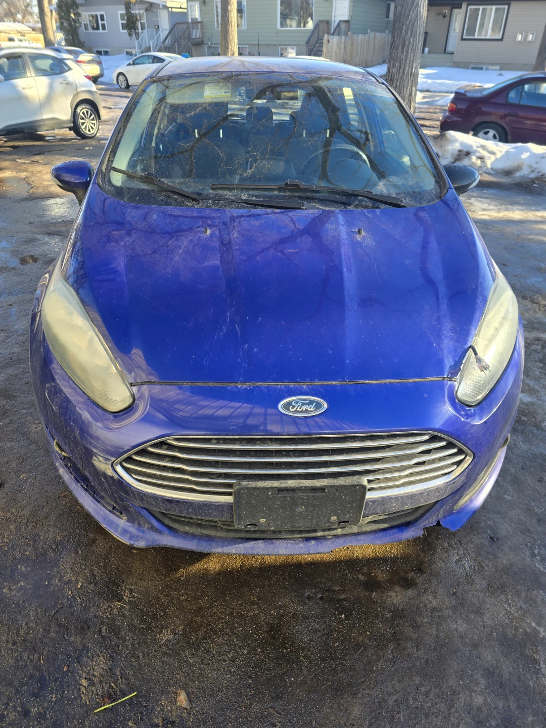 Blue Ford Fiesta SE Hatchback