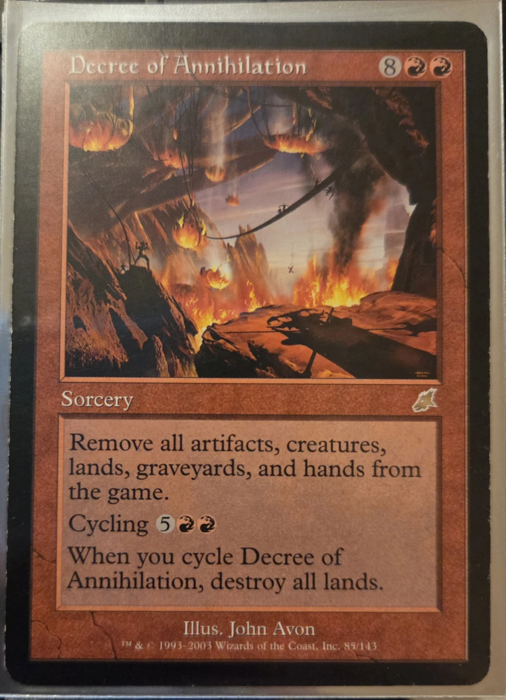 Decree of Annihilation Magic the Gathering Card