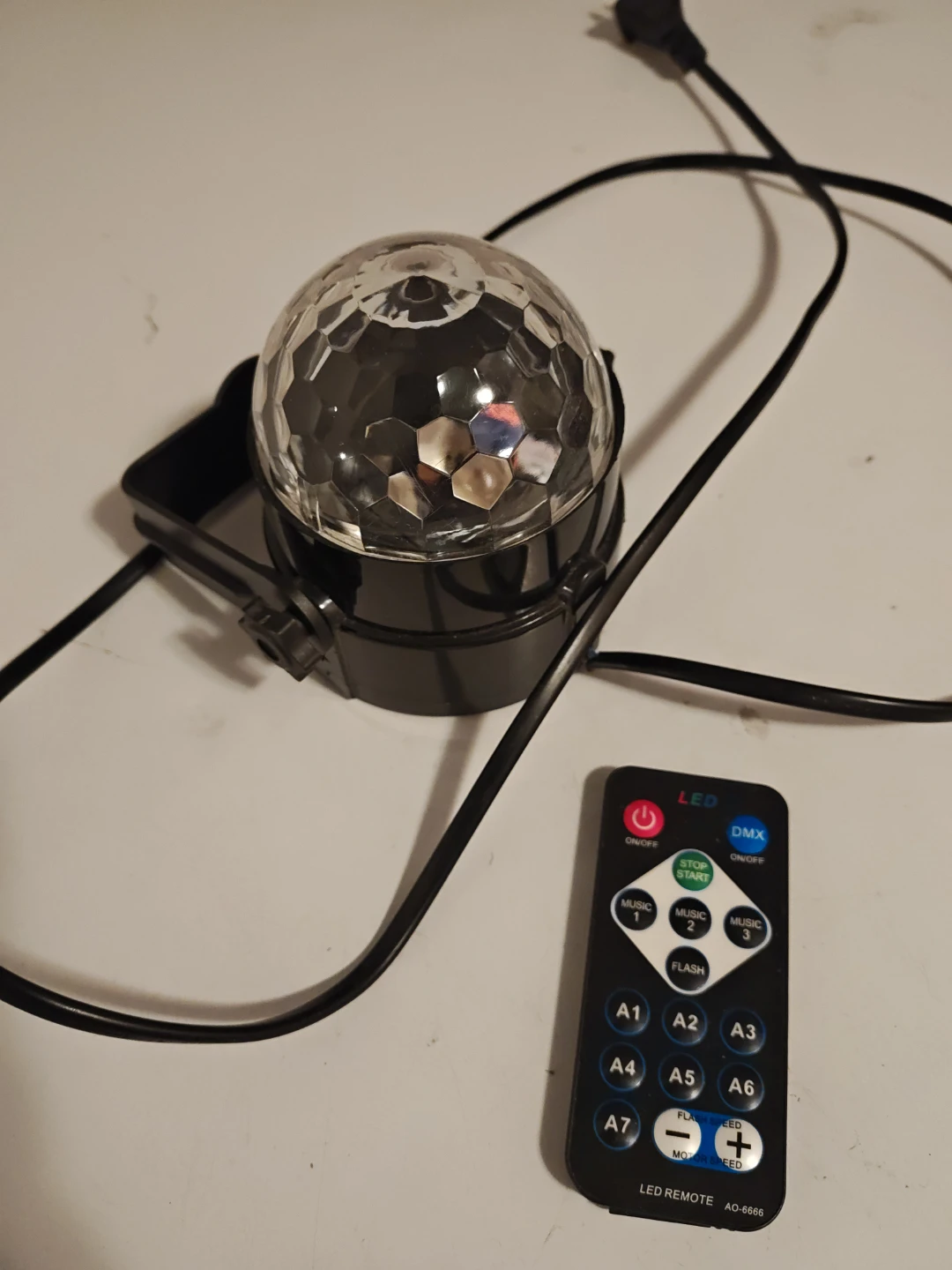 LED Disco Ball Party Light with Remote - photo 3