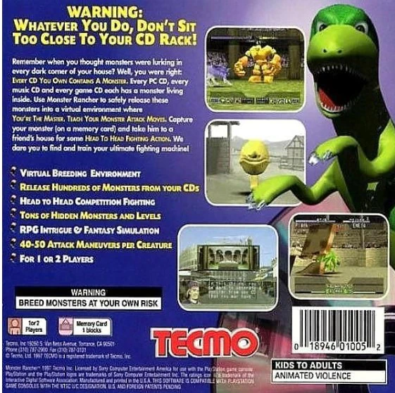 Monster Rancher (PlayStation 1) - photo 4