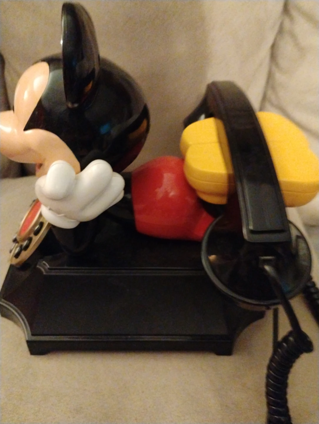 Mickey Mouse Rotary Dial Telephone - photo 5