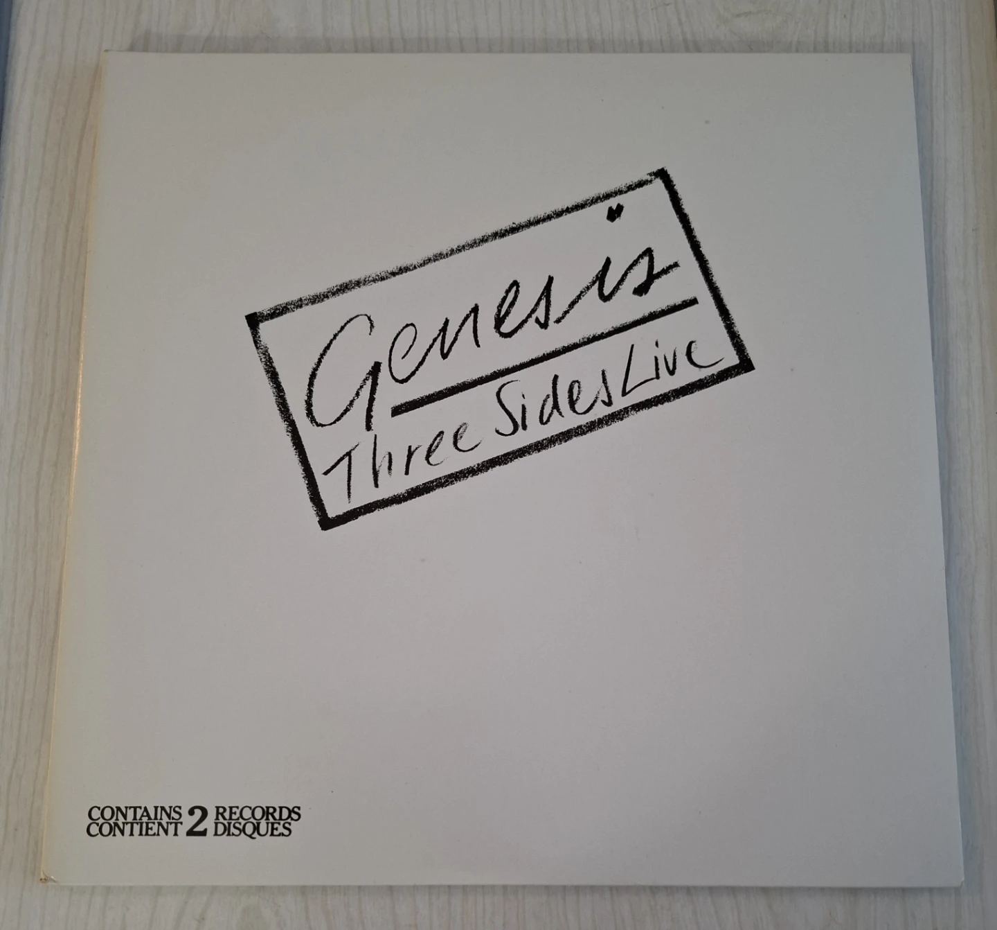 Genesis Three Sides Live 2LP Vinyl Record