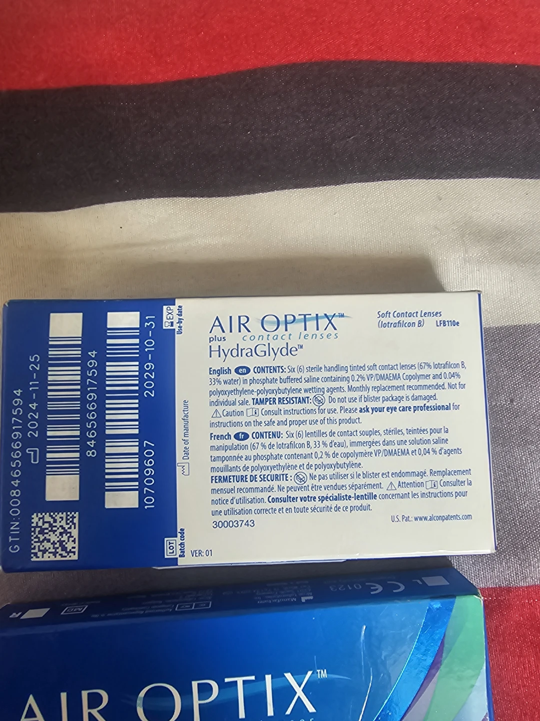 Alcon Air Optix Plus HydraGlyde Contact Lenses - photo 2