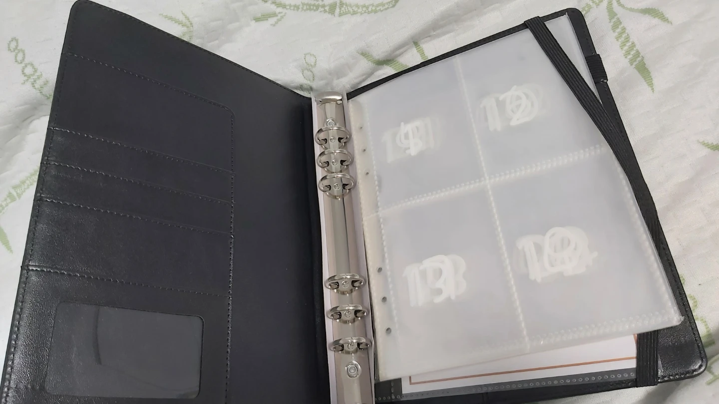100 Envelope Savings Challenge Binder (black) 🌱 - photo 2