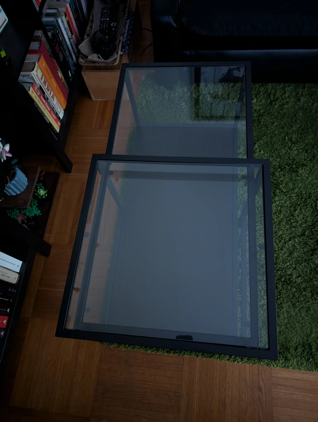 IKEA VITTSJÖ Nesting Coffee Table with Glass Tops - photo 4
