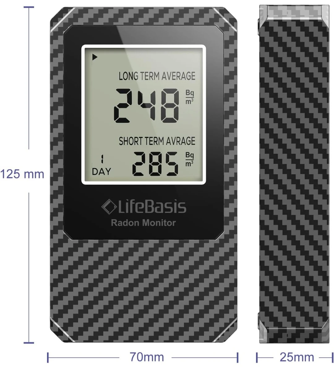 LifeBasis Radon Detector (Home Radon Monitor) - New - photo 2