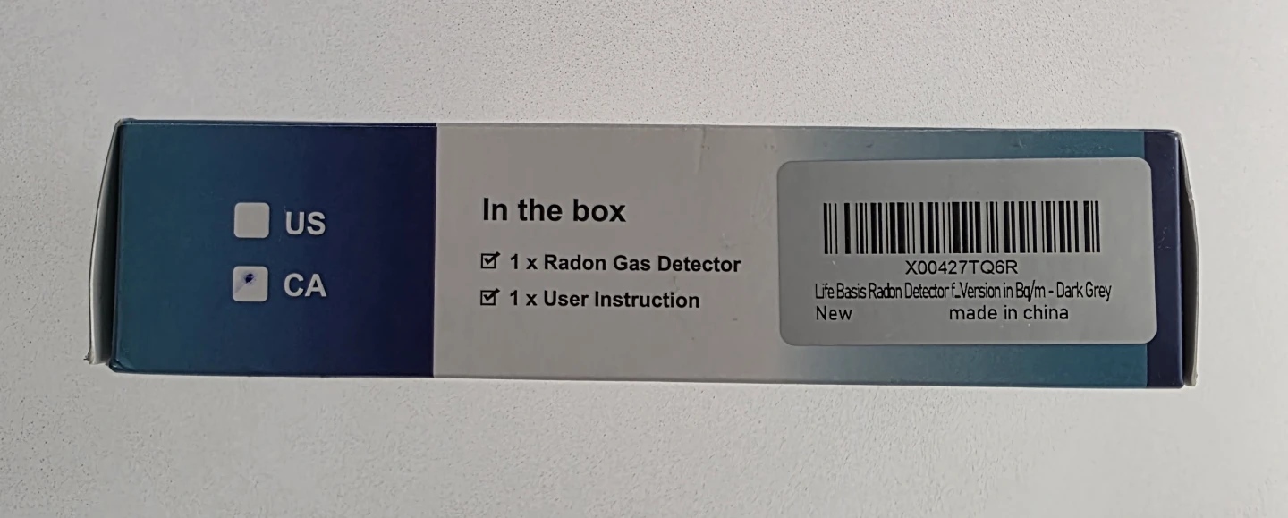 LifeBasis Radon Detector (Home Radon Monitor) - New - photo 4