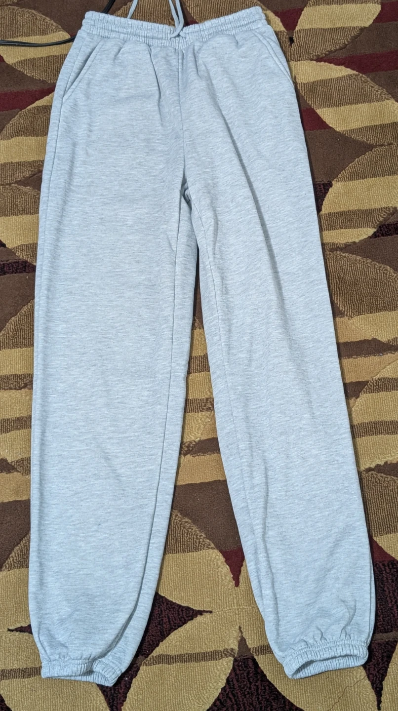SHEIN Tall Women's Casual  Solid Color Knit Pants