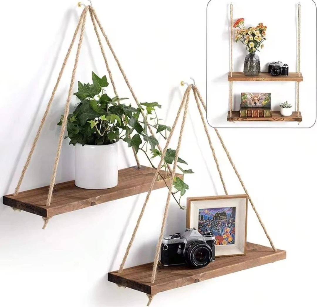 Hemp Rope Wall Hanger for Plants. Plant Decor. - photo 2