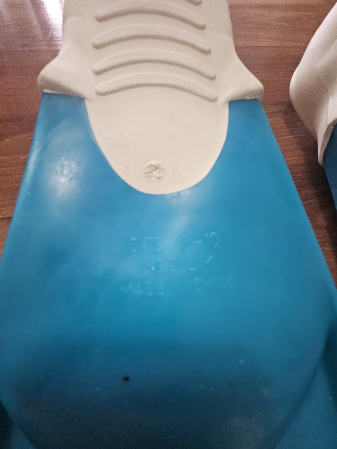 Blue Swim Fins - Size Medium (8-10) - photo 5