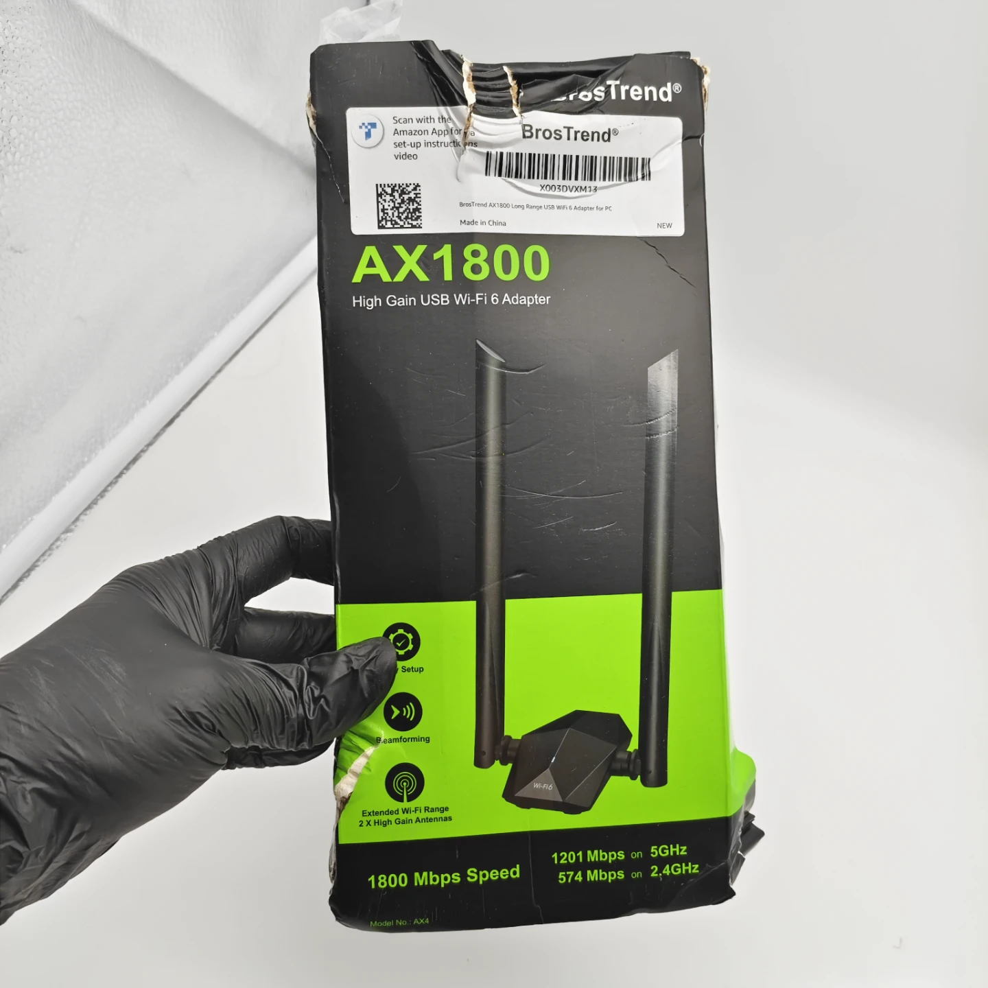 BrosTrend AX1800 High Gain USB Wi-Fi 6 Adapter - photo 3