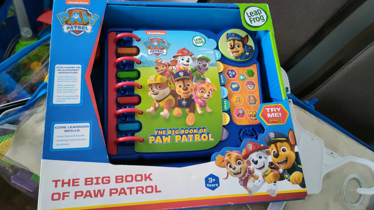 Leap Frog The Big Book of Paw Patrol Electronic Learning Book