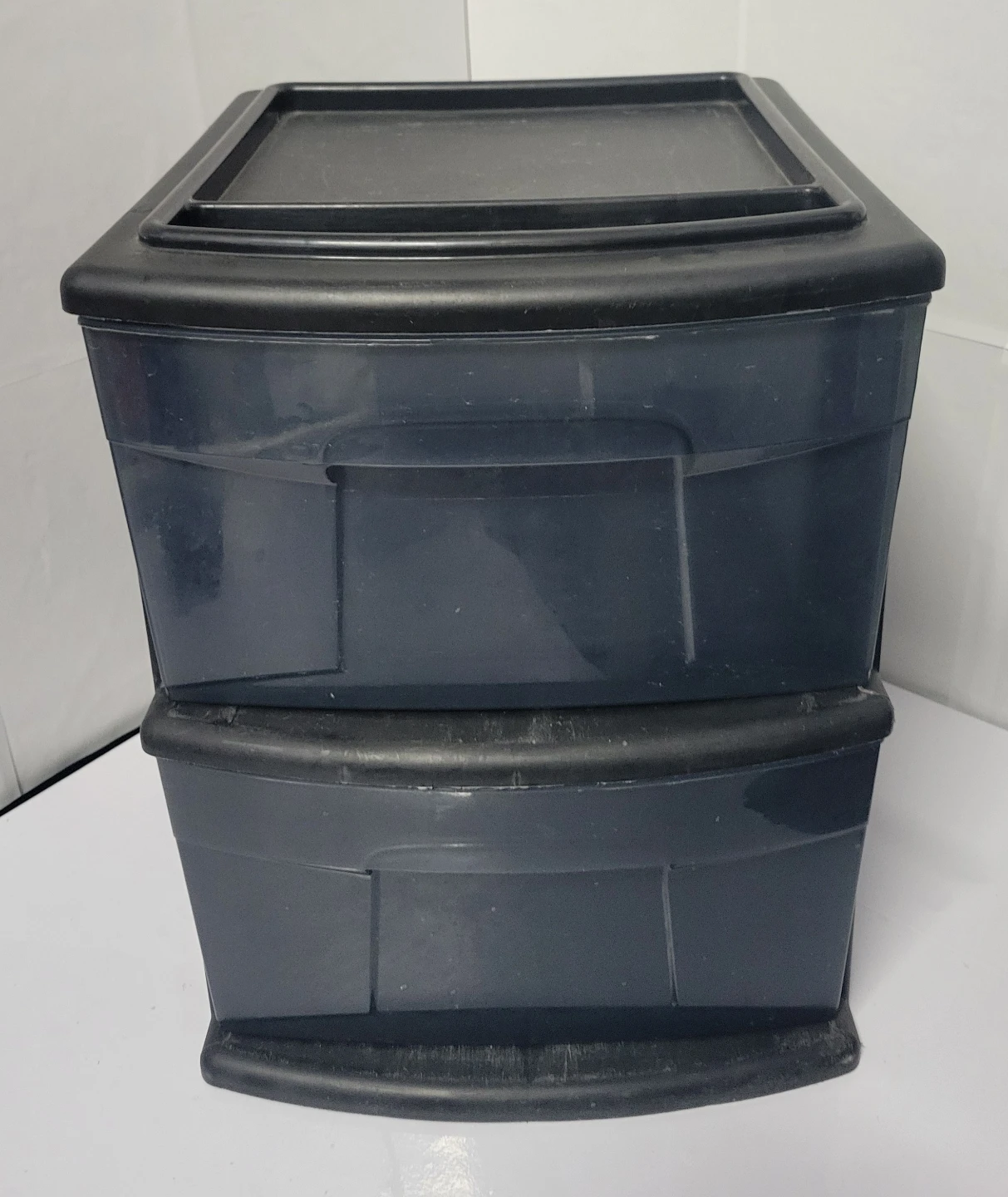 2-Drawer Plastic Storage Unit