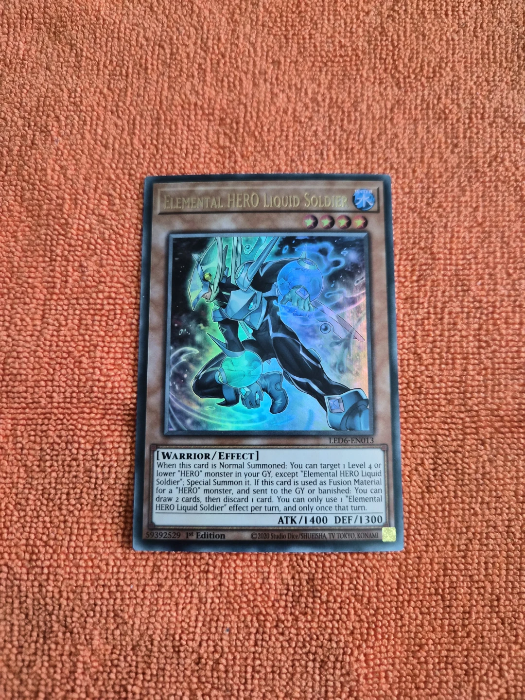 Read Bio | Elemental HERO Liquid Soldier (1ST Edition) 