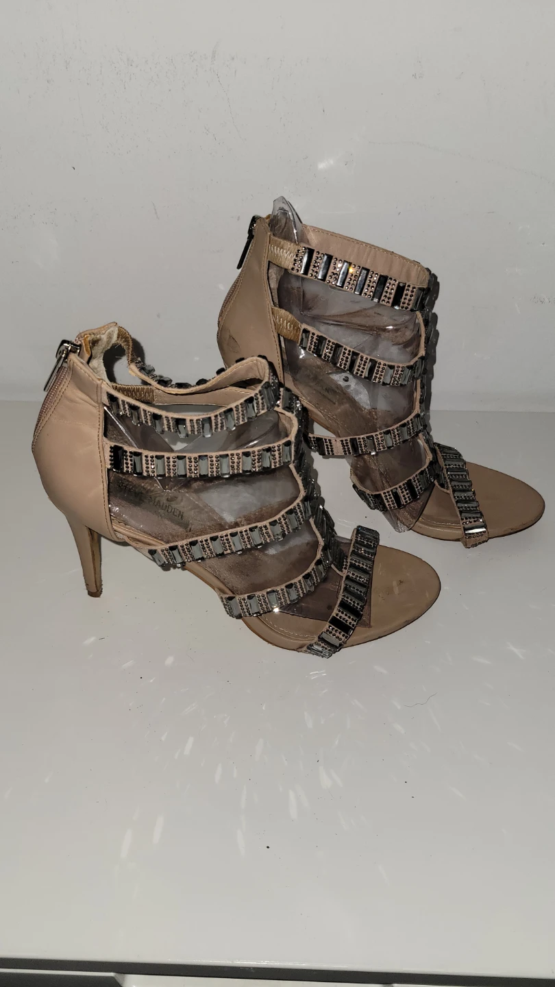 Steve Madden Strappy Embellished Heeled Sandals - photo 2