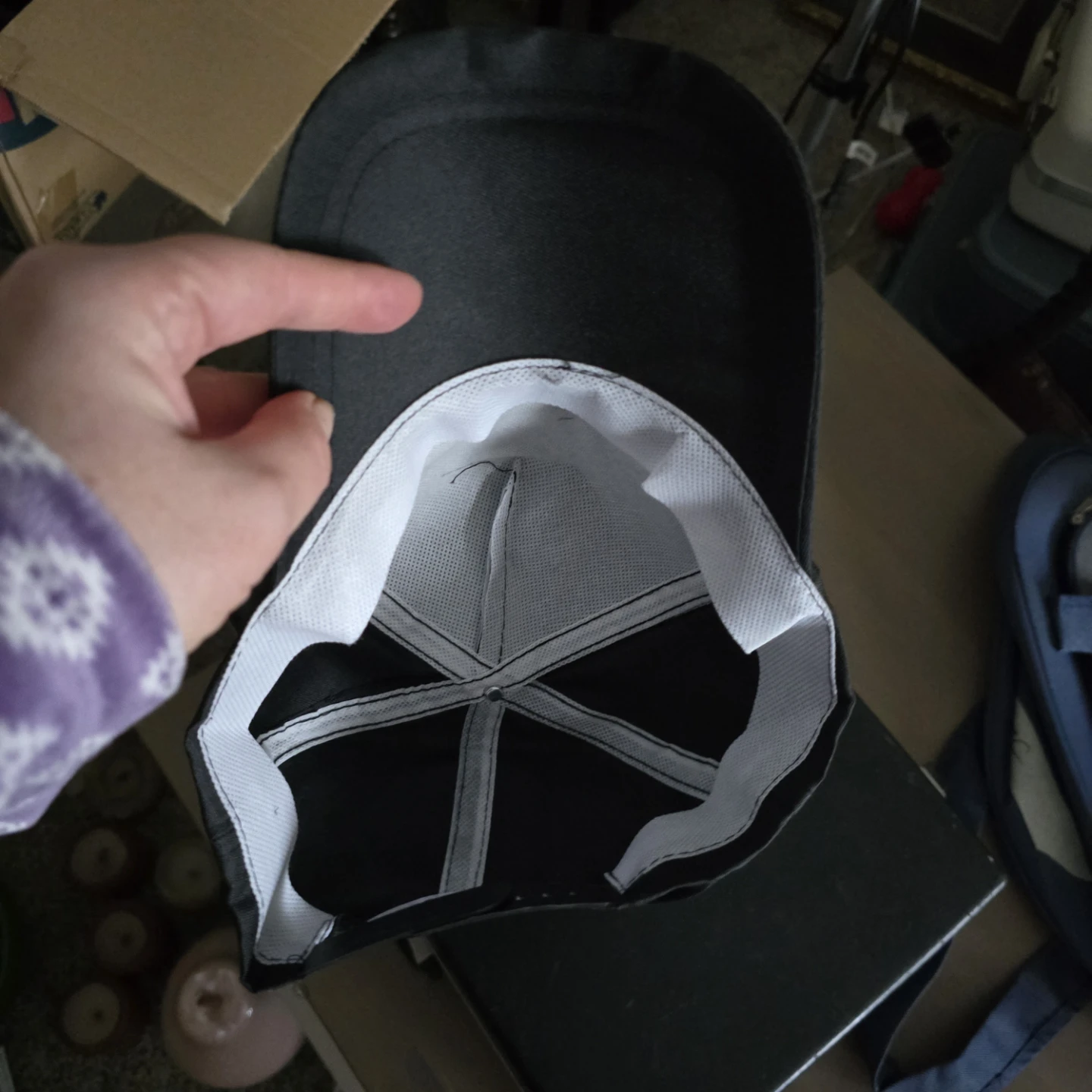 Black ALOHA ALBERTA Baseball Cap with Graphic - photo 2