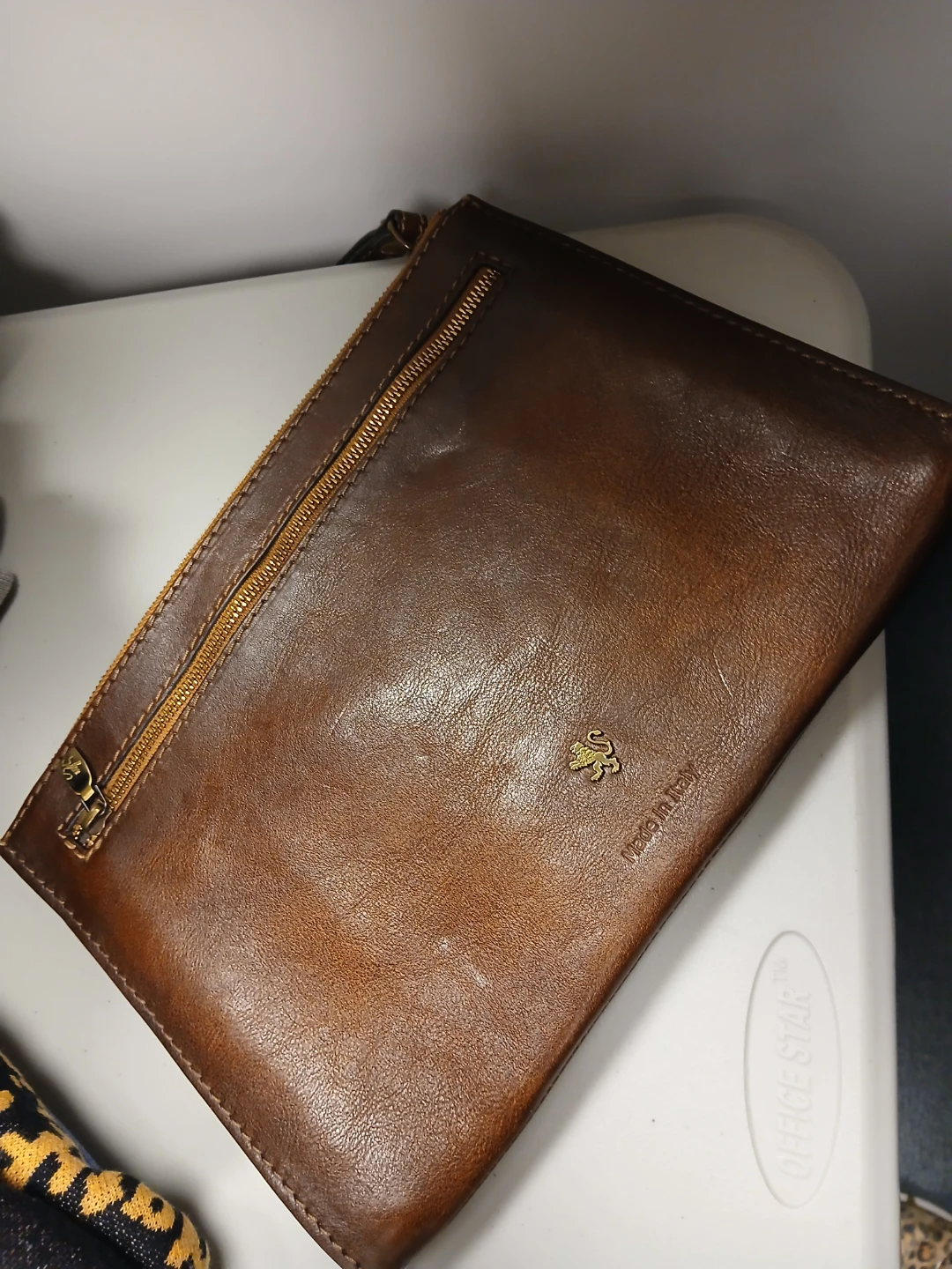 Pratesi Leather Clutch Wristlet - photo 2