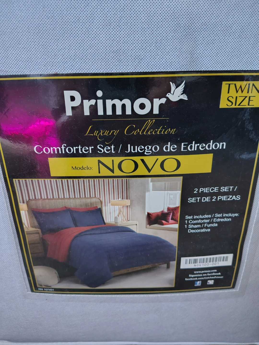 Primor Novo Twin Size Comforter Set
