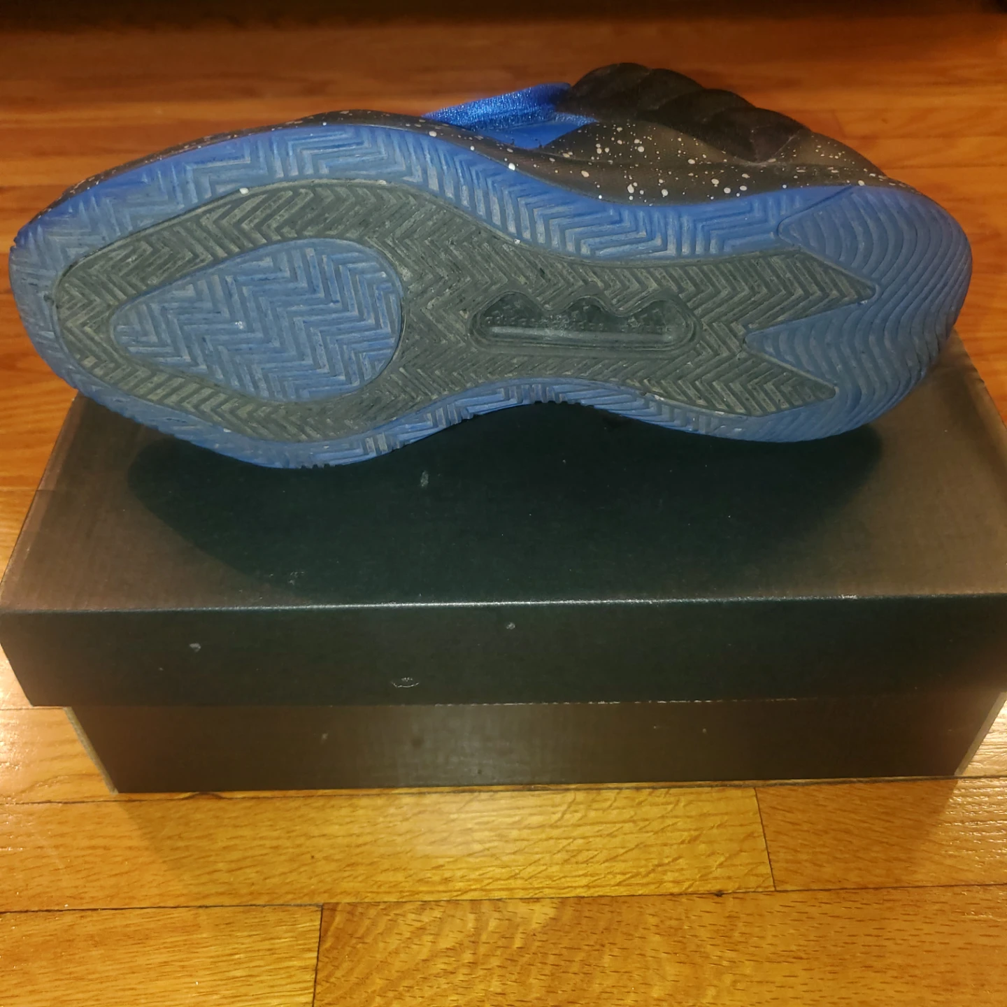 Adidas Kids Basketball Shoes Blue/Black Size 6 - photo 4