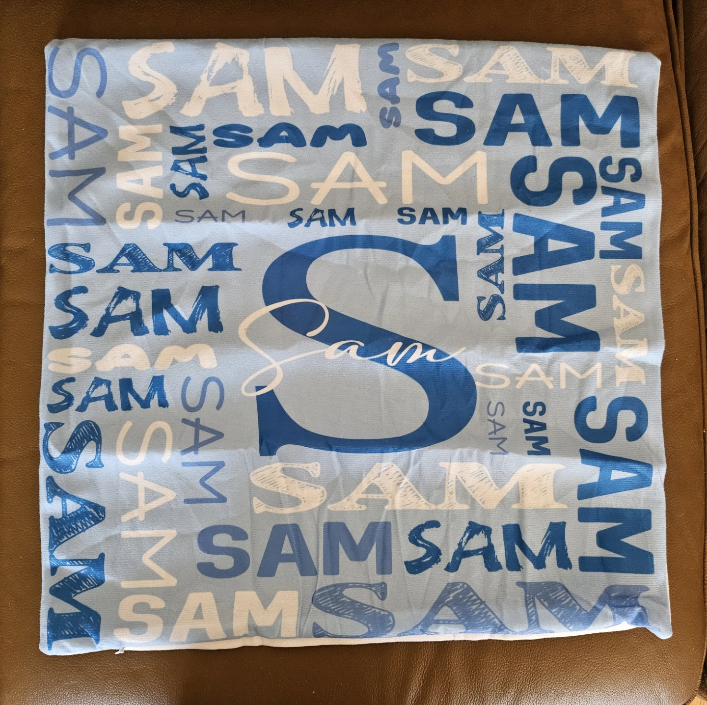 🏆 Personalized Pillow Cover - "SAM"