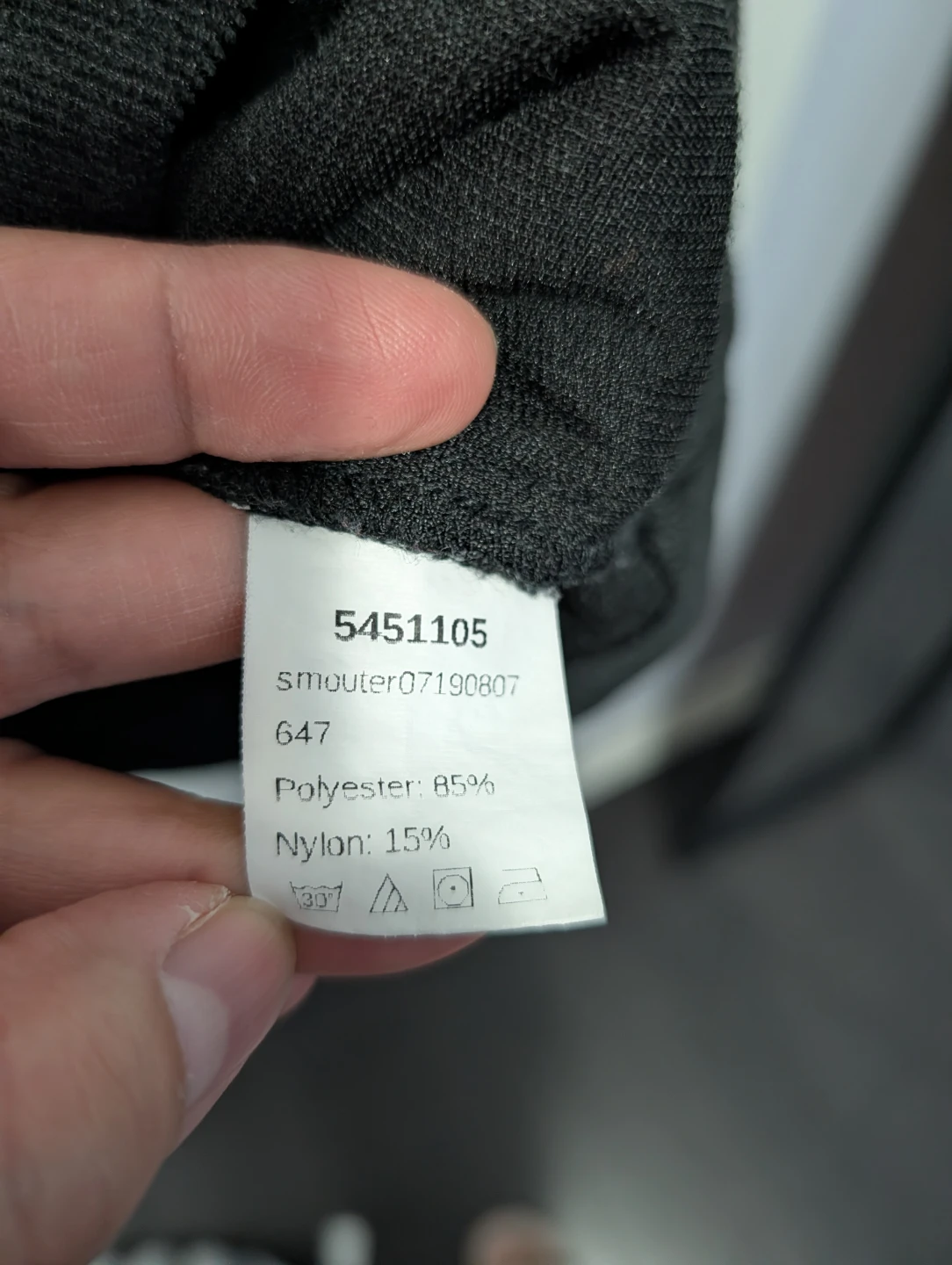 Black Corduroy Button-Up Shirt Jacket (M) - photo 3
