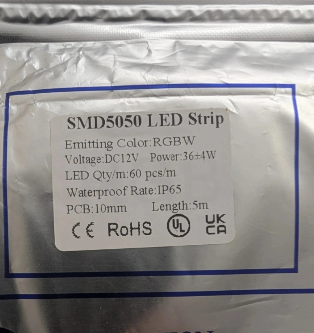 SMD5050 RGBW LED Strip - 5m - Brand New