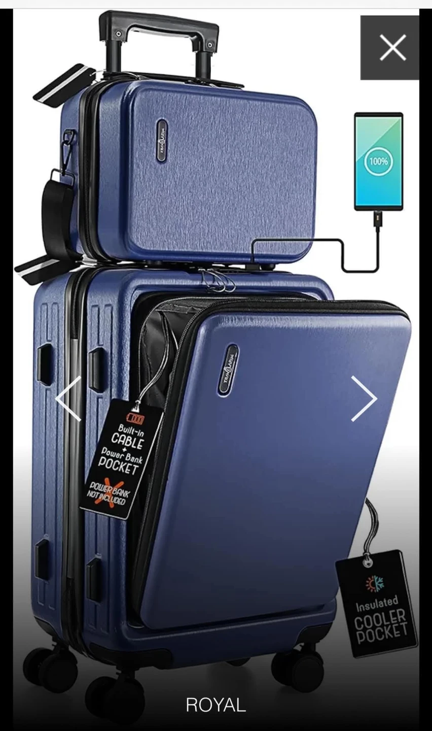 Travelpro Suitcase with Built-in Cable and Power Bank Pocket - photo 3