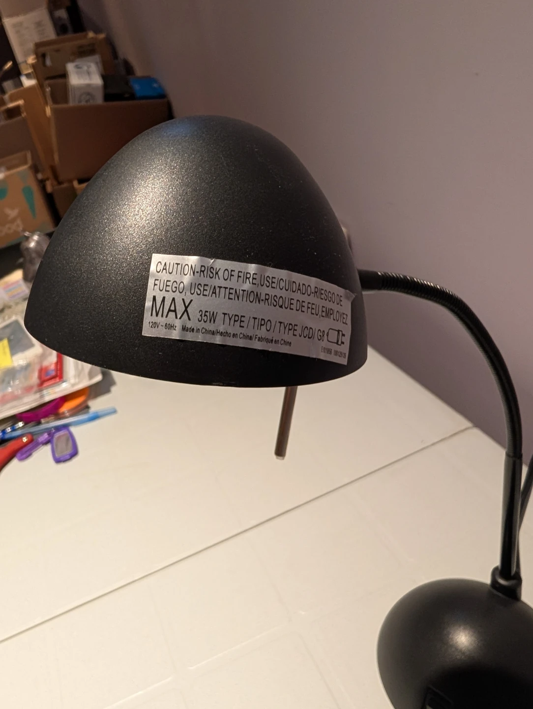 Black Gooseneck Desk Lamp - photo 4