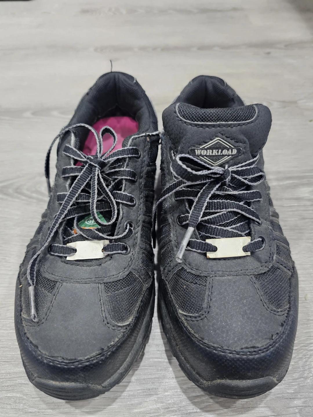 Women- Workload Aria Black Work Shoes - Size 8