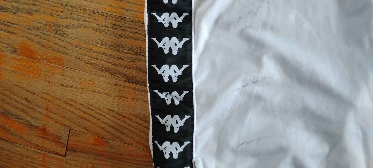 Kappa White Track Pants - Size Large - photo 2