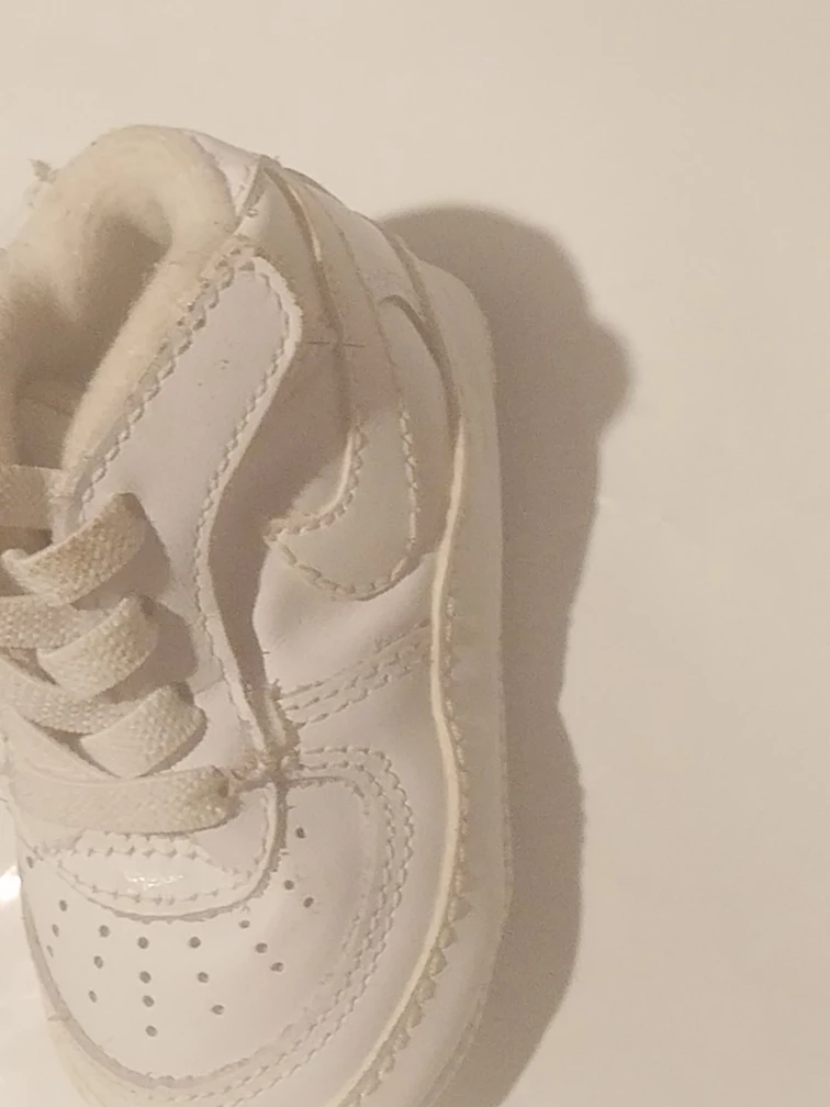 Nike Air Force 1 Crib Baby Shoes White - photo 3