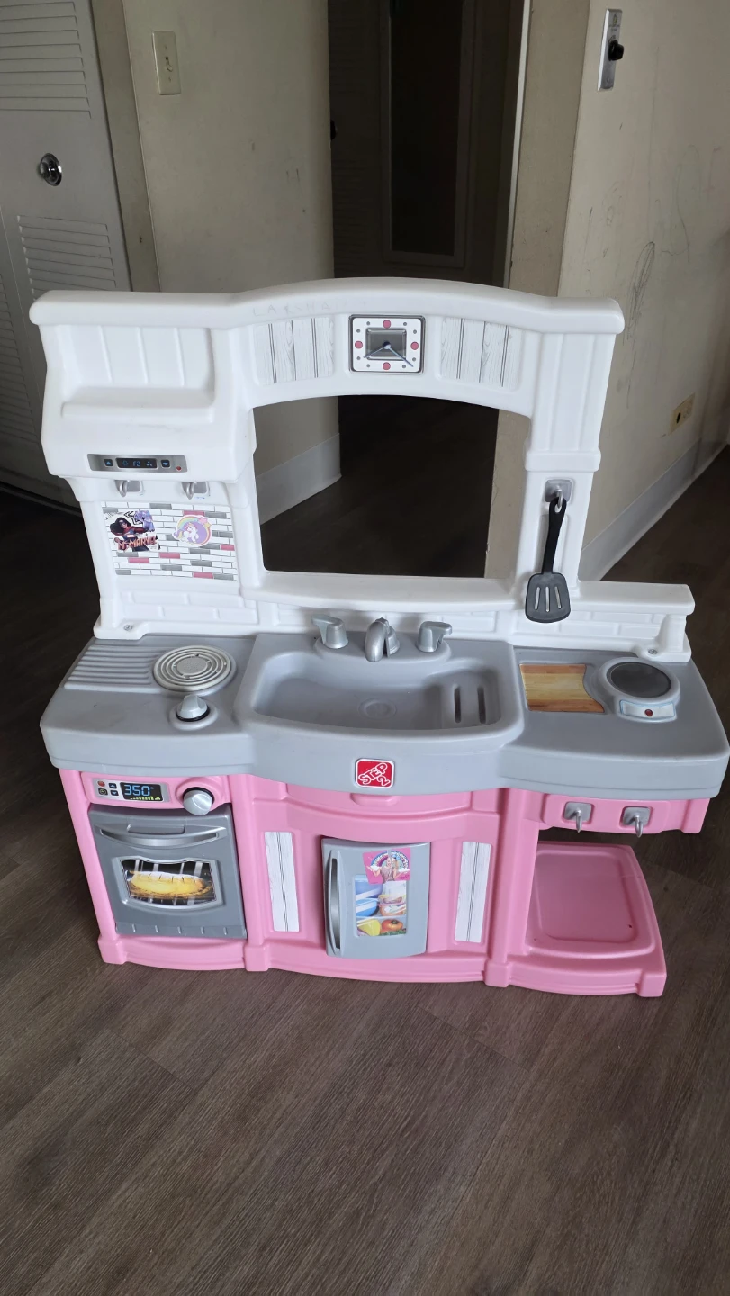 Step2 Pink Play Kitchen Set For Kids.