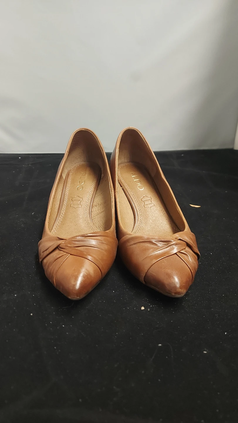 Aldo Women's Brown Leather Heels - photo 2