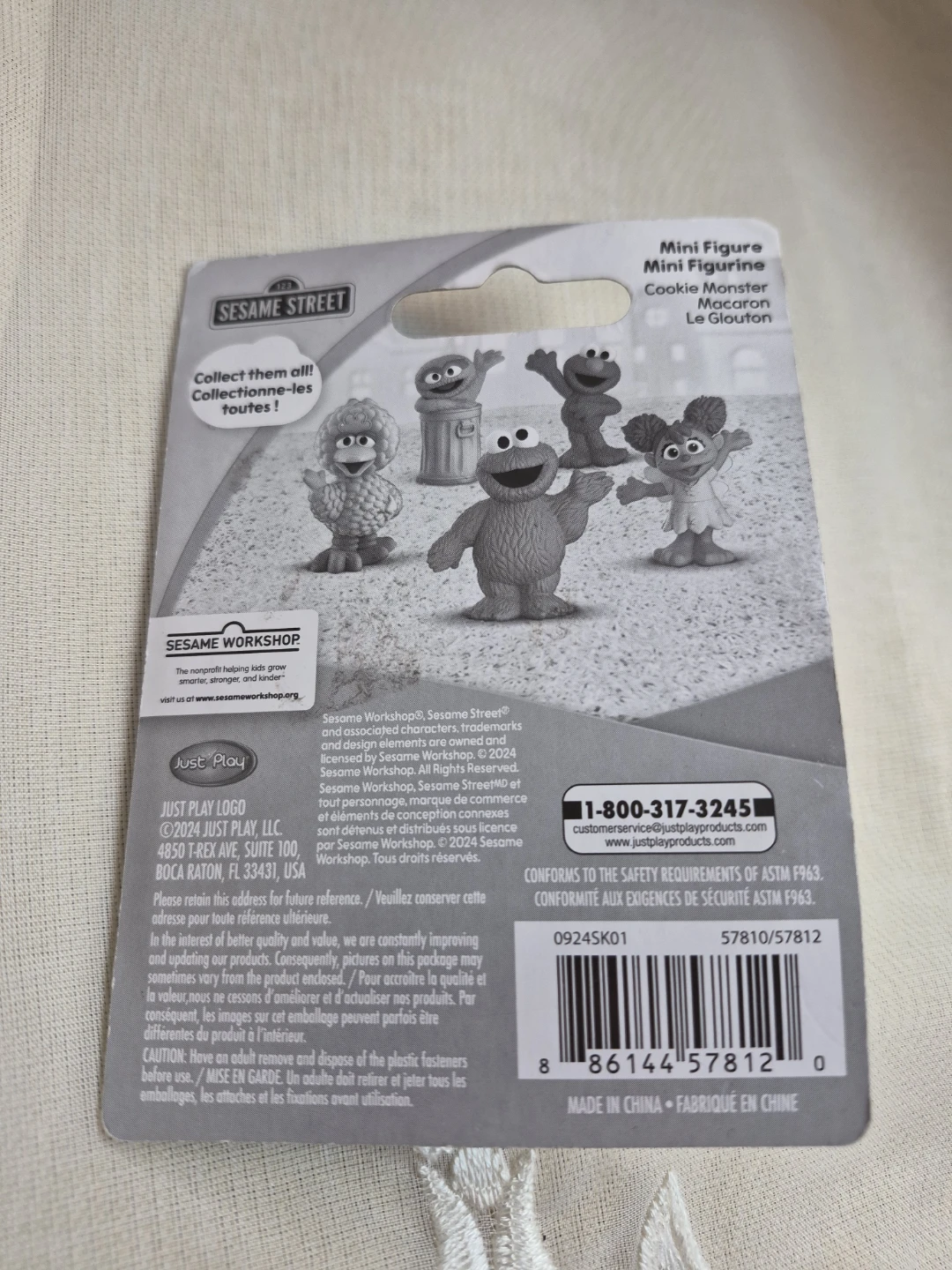 Sesame Street Cookie Mobster Cake Topper Figurine - photo 3