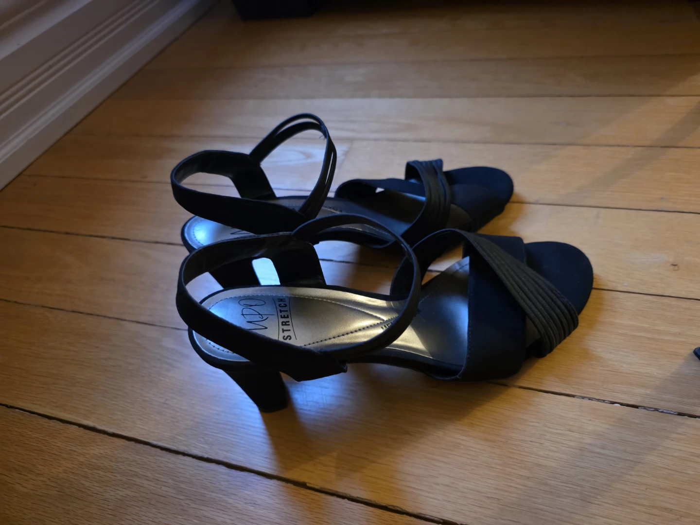 IMPO Black Strappy Heels - Size 9