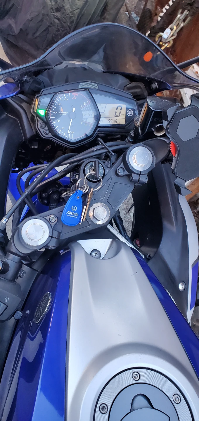 Yamaha R3 Motorcycle - Blue/Silver - photo 5
