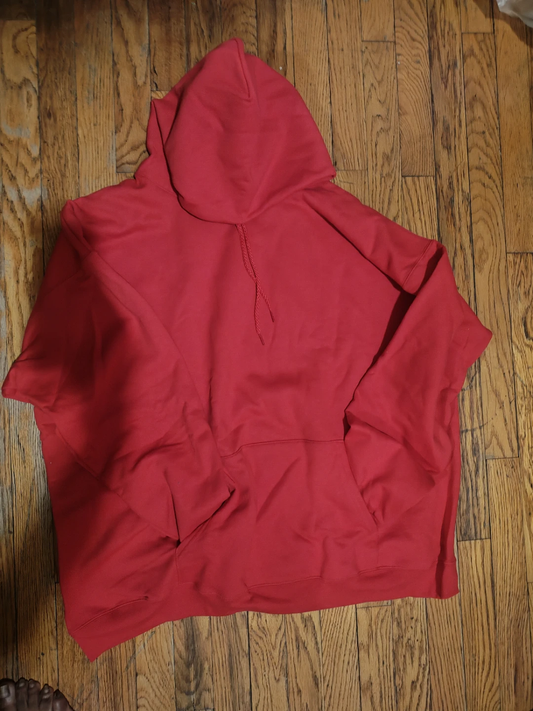 🥕 Hanes EcoSmart Red Hoodie - Size 2XL - photo 2