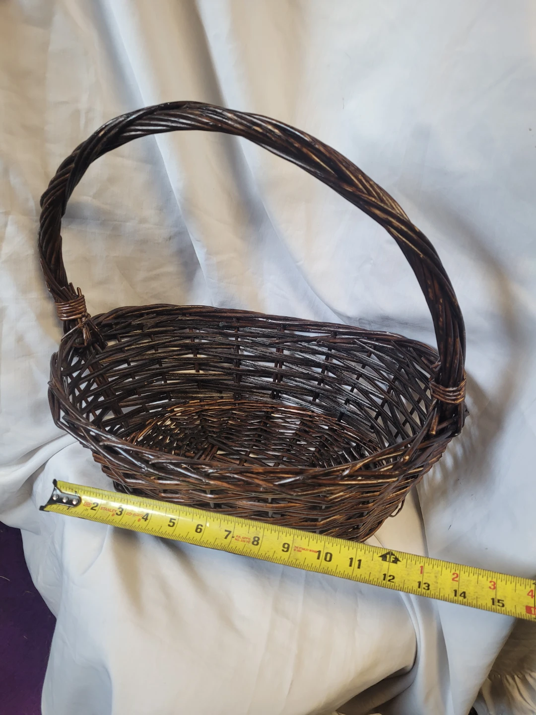 Wicker Basket with Handle