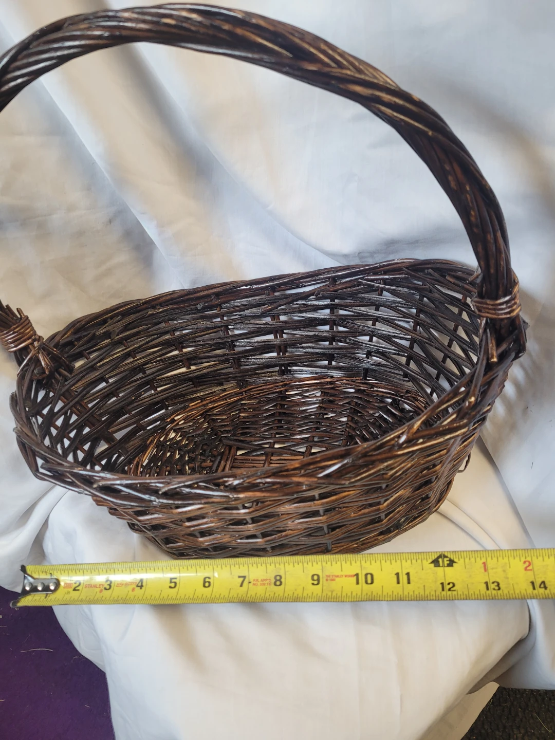 Wicker Basket with Handle - photo 2